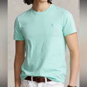 Polo by Ralph Lauren Men's Light Green Tee